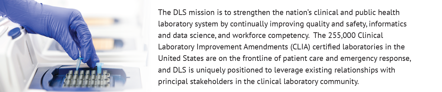 The Role of the Division of Laboratory Systems (DLS) in Laboratory Preparedness and Response