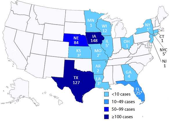 Map for August 5, 2013