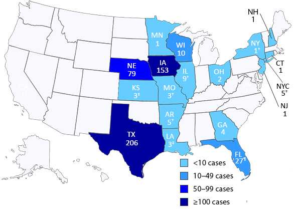 Map for August 9, 2013