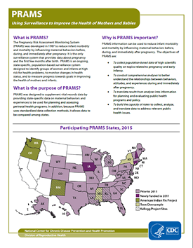 image of the What is PRAMS factsheet