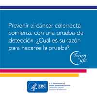 Prevenir el cáncer colorrectal comienza con una prueba de detección. ¿Cuál es su razón para hacerse la prueba?