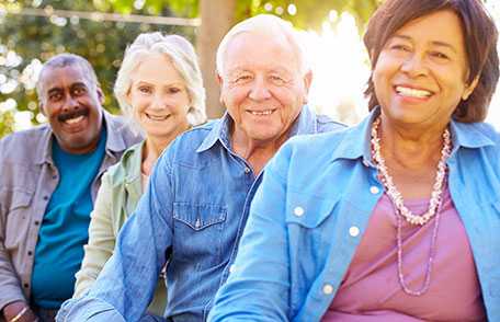 Grupo de adultos mayores