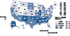 Figure 3. Chlamydia — Rates of Reported Cases by State, United States and Outlying Areas 2014