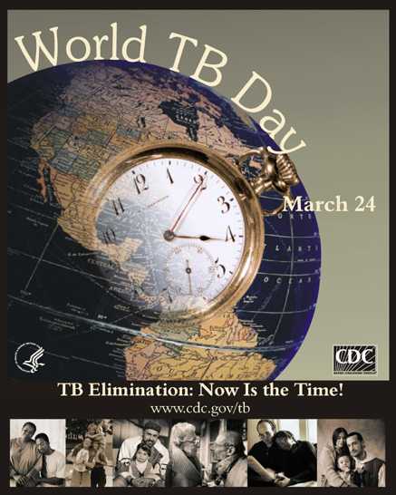 World TB Day March 24 | TB Elimination: Now is the Time | Poster 2004