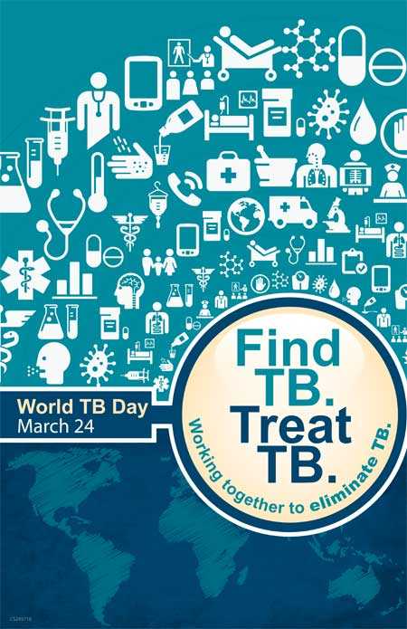 Image of World TB Day Poster - World TB Day, March 24, 2015: Find TB. Treat TB.