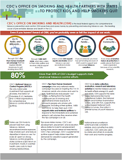 CDC's Office on Smoking and Health partners with states to protect kids and help smokers quit