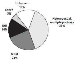 Risk Factors for Hepatitis B chart as described in the Secular Trends section