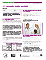 HPV Parent factsheet