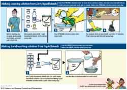 Cleaning and Hand Washing with 2.6% Liquid Bleach