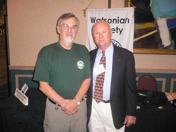 Fred Martich and Bill Darrow, ex-PHAs buds; Note: Spring 1963, Bill recruited Fred at Duquesne University (Pittsburgh)