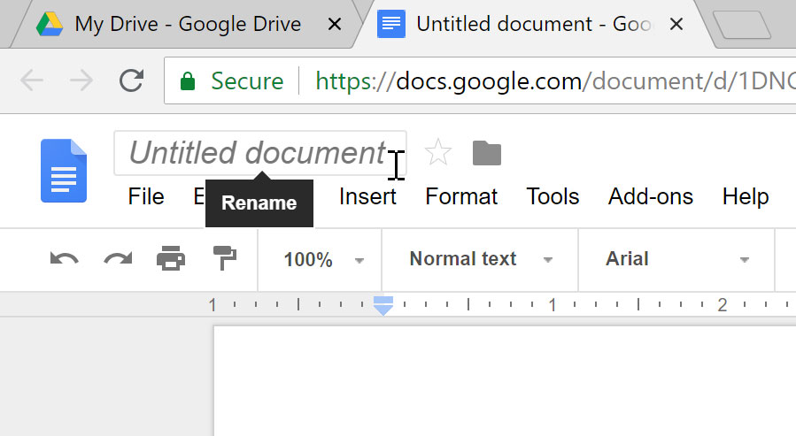 Selecting Untitiled Document. 