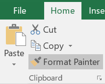 Screenshot of the Format Painter command