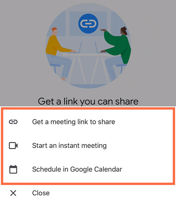New meeting options