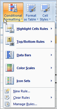 Conditional Formatting