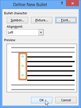 Screenshot of Word 2013