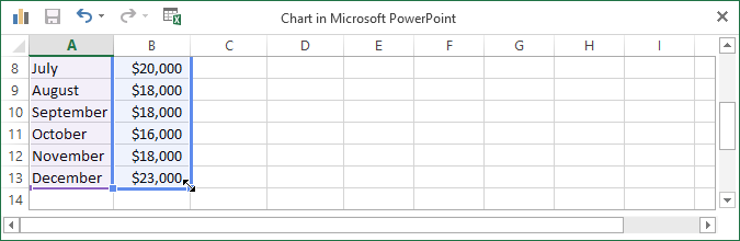 Screenshot of PowerPoint 2013