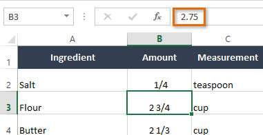 screenshot of Microsoft Excel