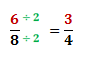 Simplify the fraction