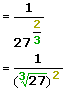 Changing the term into roots symbol