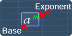 Definition of exponent and base