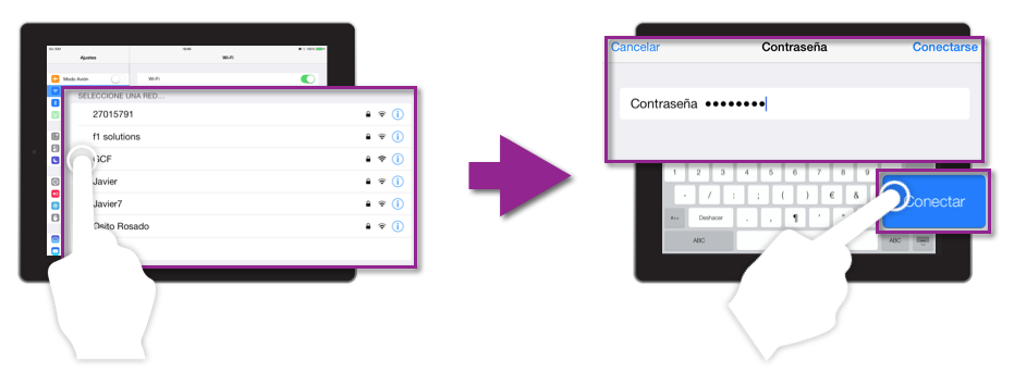 Conectarse a una red Wi-Fi