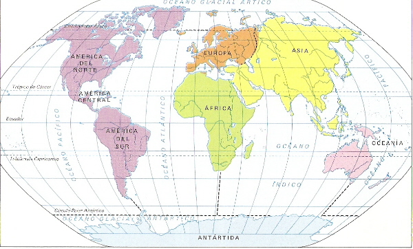 Mapa de continentes y oceanos para imprimir  Continentes mapa, Imagenes  del mapa mundi, Continentes y océanos