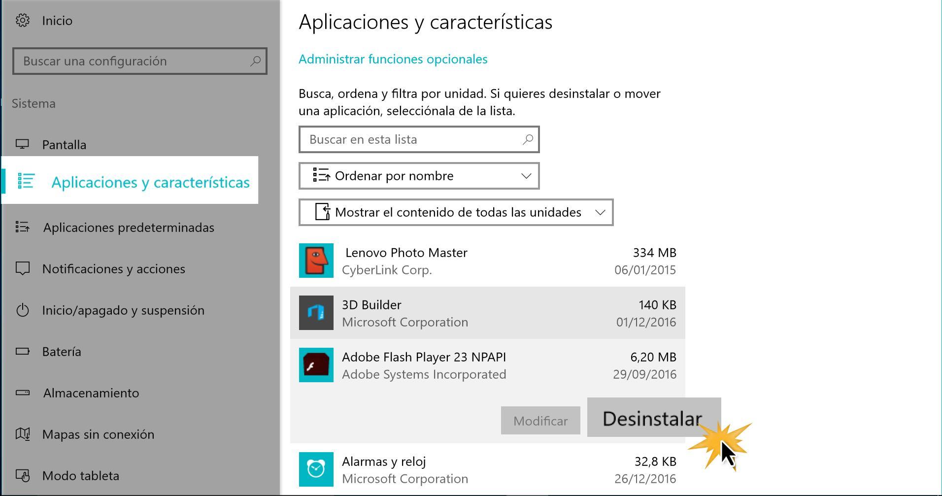 ¿cómo Usar Windows 10 Cómo Desinstalar Una Aplicación Del Computadoremk 4905