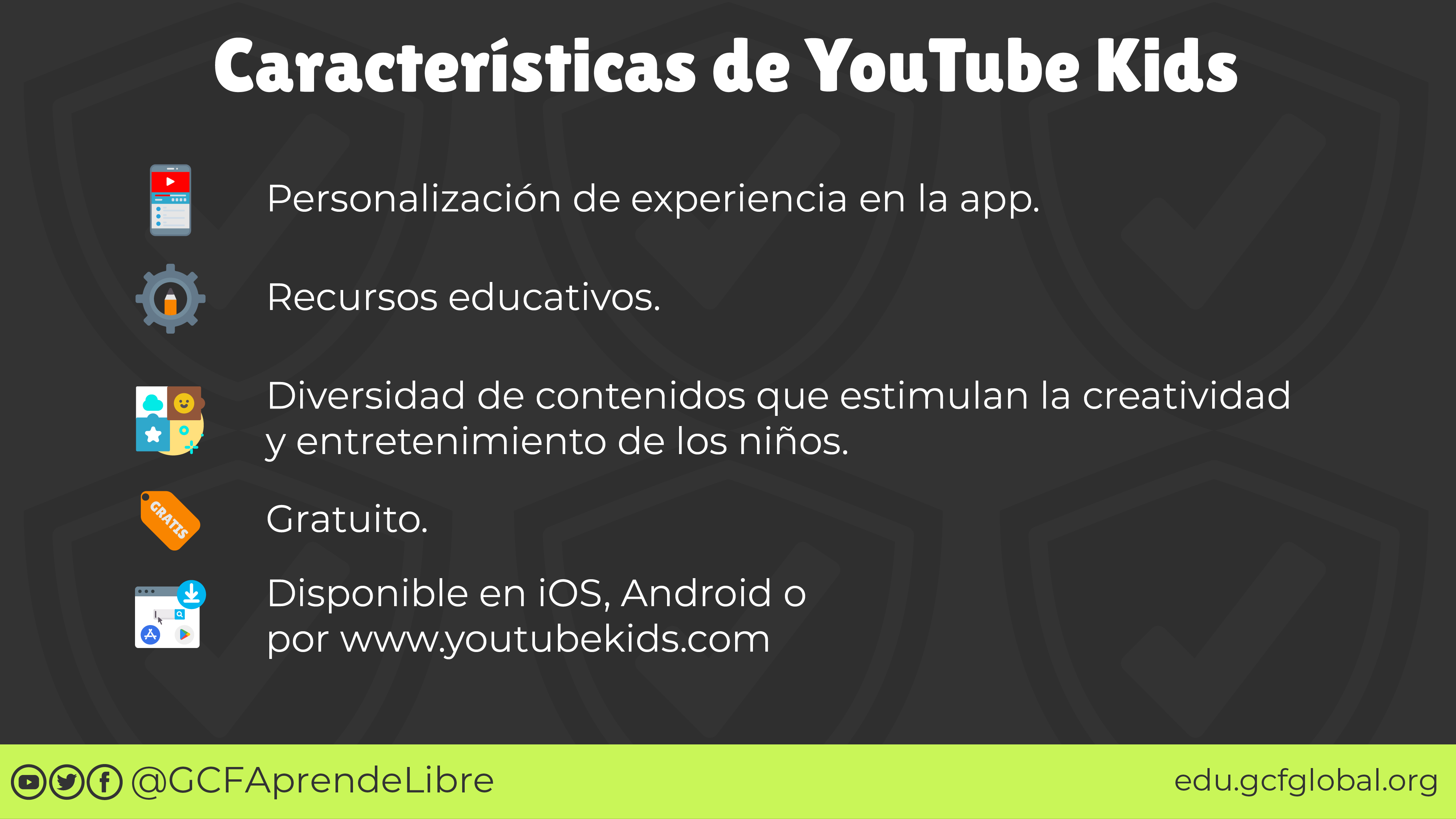 Características YouTube Kids