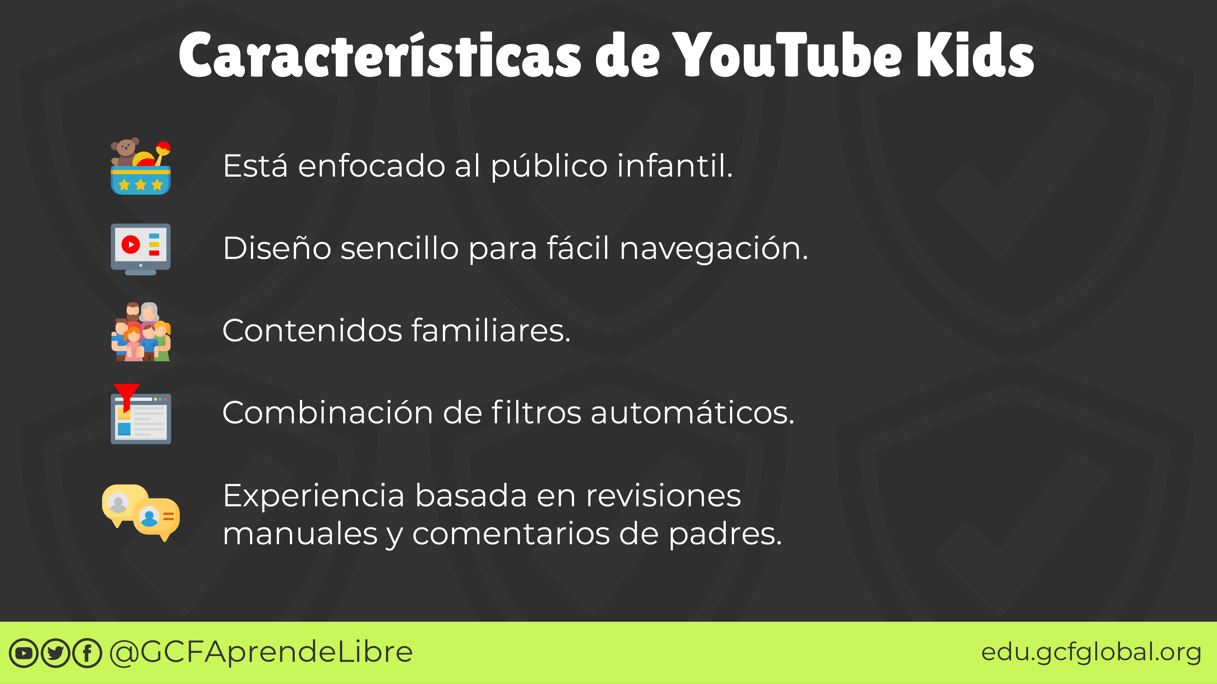 Características principales de YouTube Kids