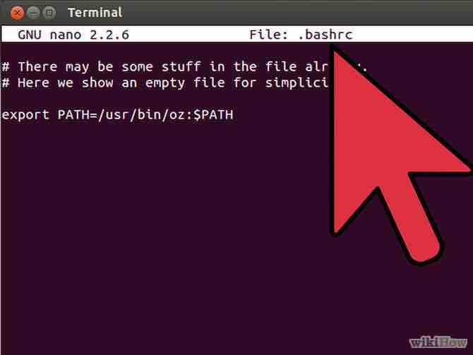 cambiar la variable de ruta en Linux