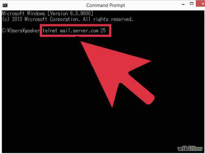 Imagen titulada Send Email Using Telnet Step 2