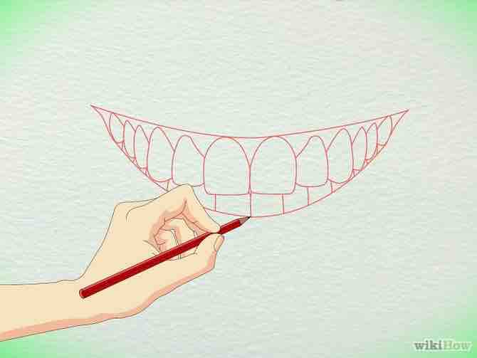 Imagen titulada Draw Teeth Step 9