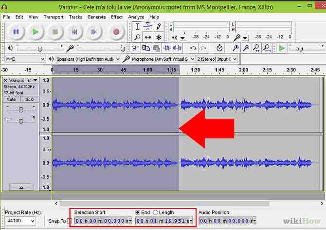 Imagen titulada Split Long Audio Tracks Step 7