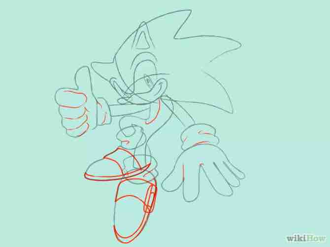 Imagen titulada Draw Sonic the Hedgehog Step 24