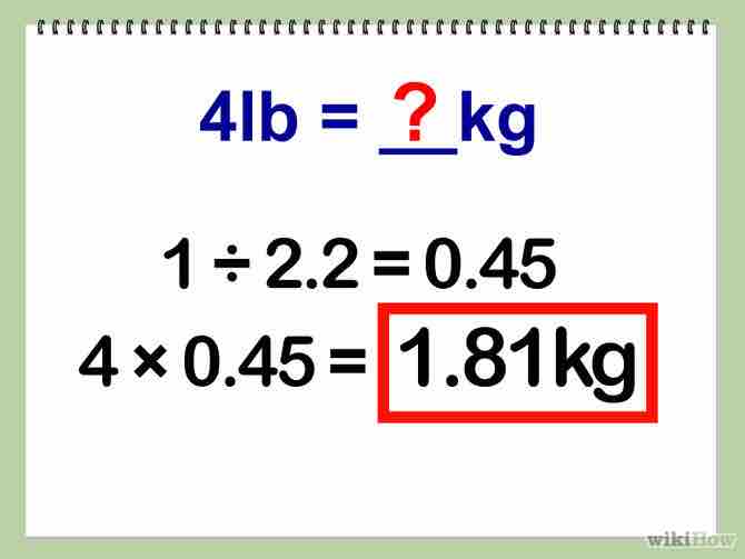 Imagen titulada Convert Pounds to Kilograms Step 2