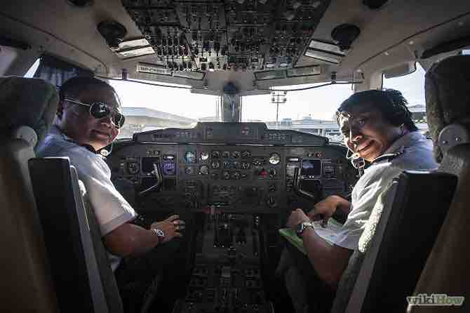 visitar la cabina de mando de un avión