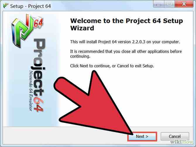 Imagen titulada Download Project 64 Step 4