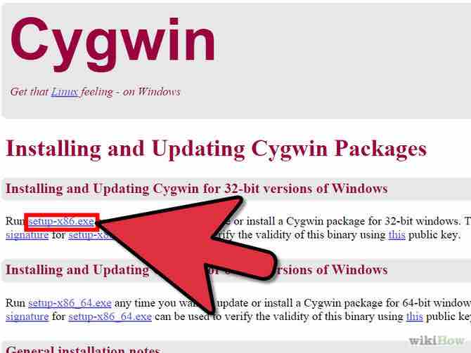 Imagen titulada Use Cygwin Step 1