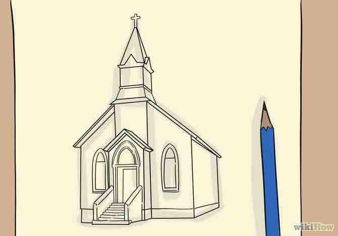 Imagen titulada Draw a Church Step 5