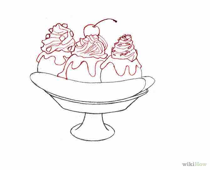 Imagen titulada Draw the banana split details Step 4