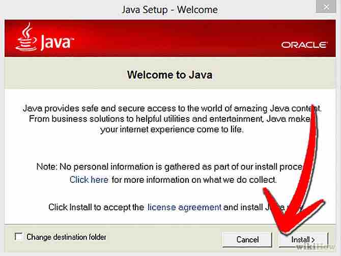 actualizar Java