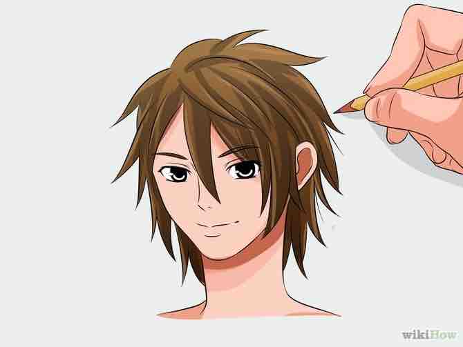 Imagen titulada Draw Manga Hair Step 7