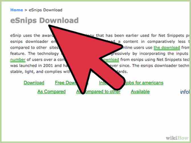 Imagen titulada Download from Esnips Step 2