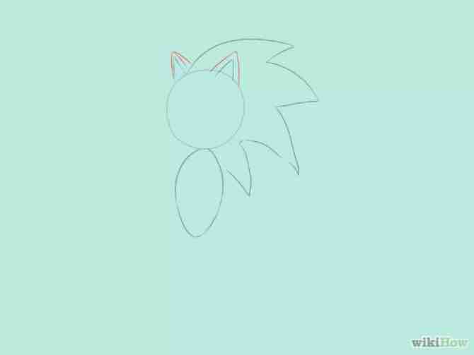 Imagen titulada Draw Sonic the Hedgehog Step 5