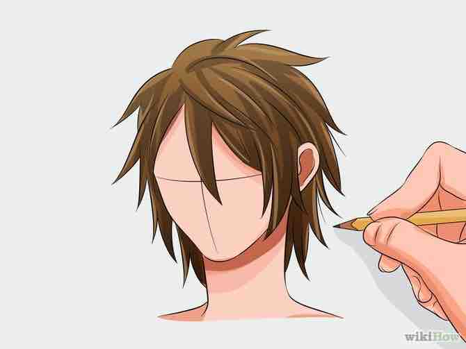 Imagen titulada Draw Manga Hair Step 6