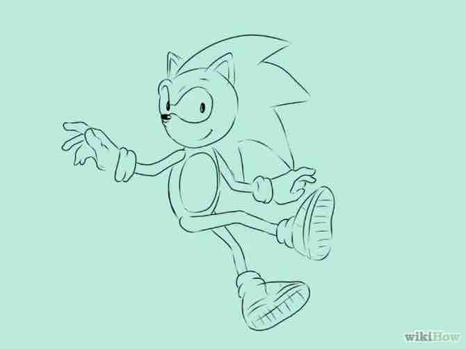 Imagen titulada Draw Sonic the Hedgehog Step 17