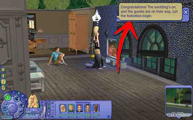 Imagen titulada Get Married in Sims 2 Step 12