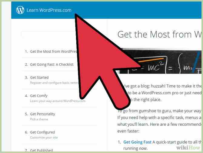 Imagen titulada Learn WordPress Step 1