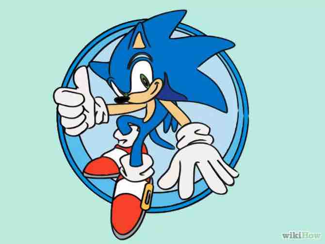 Imagen titulada Draw Sonic the Hedgehog Step 28