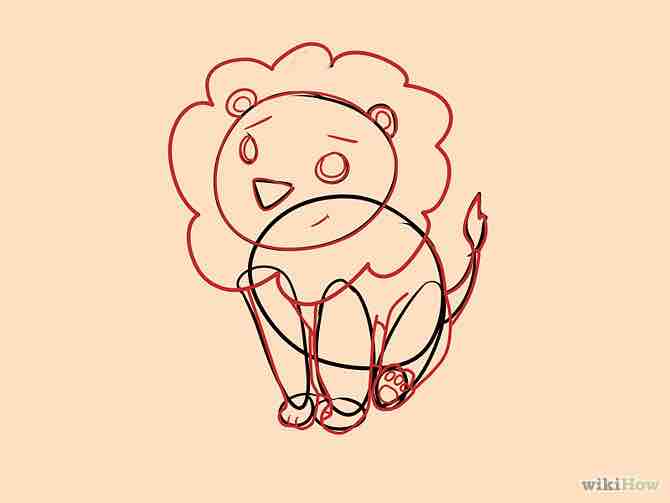 Imagen titulada Draw a Lion Step 15